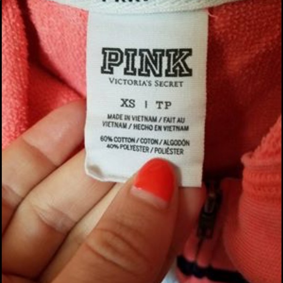 VS pink zip up hoodie - Picture 3 of 3